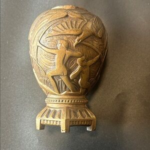 Vintage Carved Bronze in incense burner